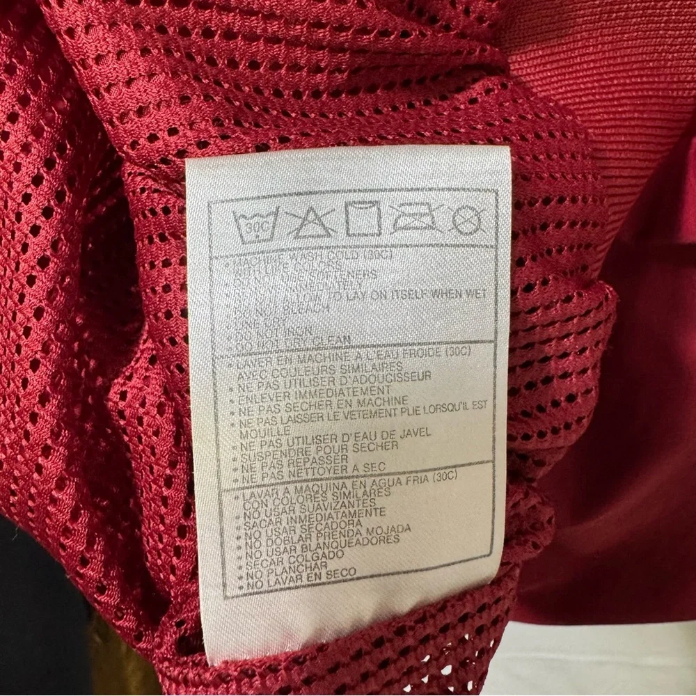 Nike Alabama Crimson Tide Clima-Fit Jacket L Red‎ Full Zip Windbreaker NCAA